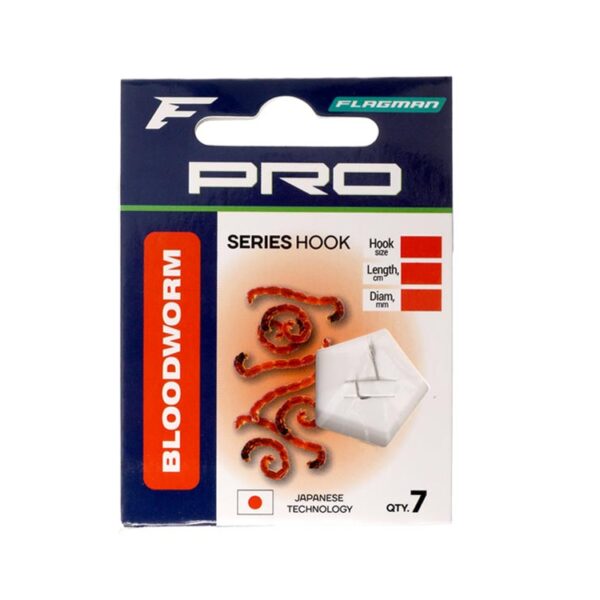 Kabliukai Flagman PRO BLOODWORM