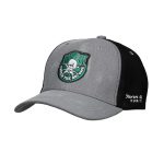 Madcat Skull Badge Cap grey Melange