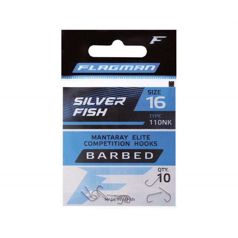 Kabliukai Flagman Silver Fish
