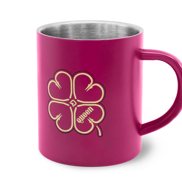 Stainless steel mug Delphin QUEEN