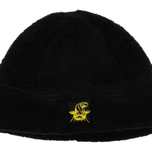 Black Cat Fleece Beanie Hat