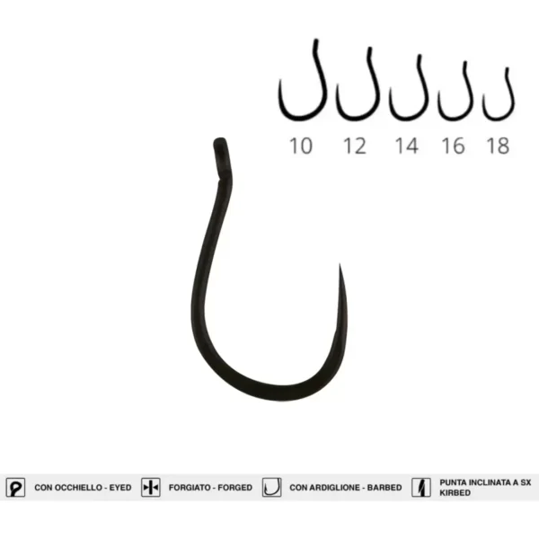 Maver MV R 1319 Feeder Fishing Hooks with Eyelet