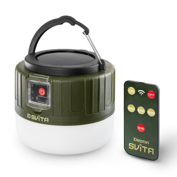 Camping lamp with a remote Delphin SVITA 4W/3600mAh