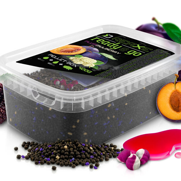 Pellet box Delphin Reaxe READY&GO / Plum-Mulberry