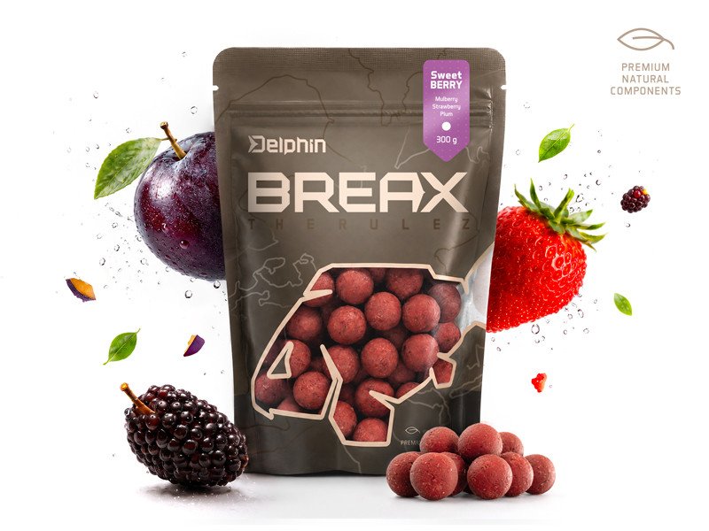 Boilies Delphin BreaX / SweetBERRY 20mm. 300gr.