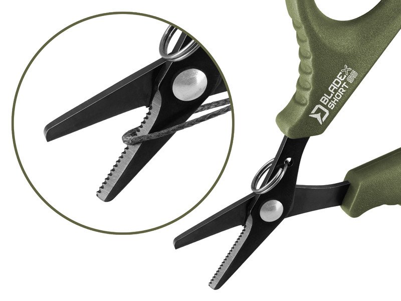 Serrated scissors Delphin BladeX Short SS - Image 2